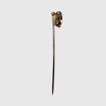 Load image into Gallery viewer, Antique Sapphire &amp; Diamond Horseshoe Stickpin