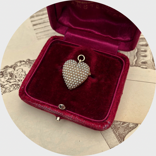 Heart-Shaped Pendant Brooch by Carter, Gough & Co