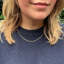 Load image into Gallery viewer, Antique Rose Gold Belcher Link Necklace