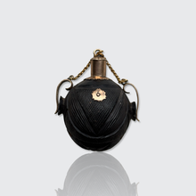 Load image into Gallery viewer, 19th Century Carved Coconut Perfume Flask Pendant