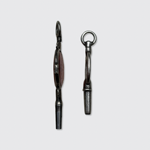 Load image into Gallery viewer, Two Silver Watch Key Pendants, including one set with Agate