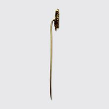 Load image into Gallery viewer, Antique Pearl, Emerald &amp; Diamond Turtle Stickpin