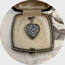 Load image into Gallery viewer, Victorian Heart-Shaped Rose-Cut Diamond Locket