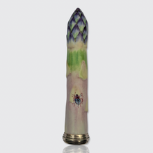 Load image into Gallery viewer, Antique Porcelain and Silver Asparagus Etui