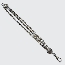 Load image into Gallery viewer, 19th Century Silver Watch Chain Bracelet