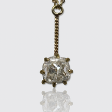 Load image into Gallery viewer, Belle Epoque Old Mine-Cut Diamond Lavalier Necklace