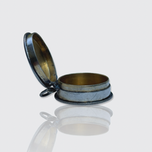 Load image into Gallery viewer, Antique Silver Enameled Box Pendant by Jules Auguste Peroulx