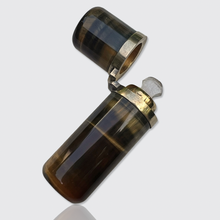 Load image into Gallery viewer, Edwardian Tiger&#39;s Eye Perfume Bottle