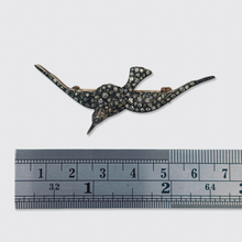 Load image into Gallery viewer, 19th Century Rose-Cut Diamond Bird Brooch