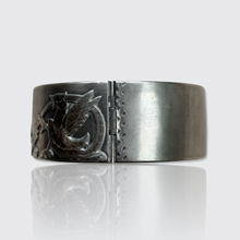 Load image into Gallery viewer, 19th Century French Silver Griffin Bangle