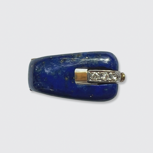 Vintage Ring with Interchangeable Gemstone Panels