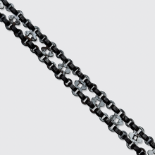 Load image into Gallery viewer, 18th Century Iron Watch Chain Bracelet with Swivel Fob