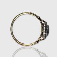 Load image into Gallery viewer, Belle Epoque Sapphire &amp; Diamond Cluster Ring