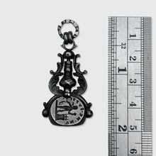 Load image into Gallery viewer, 18th Century Iron Swivel Watch Fob with Three Seals