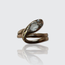 Load image into Gallery viewer, Victorian Rose-Cut Diamond Snake Ring