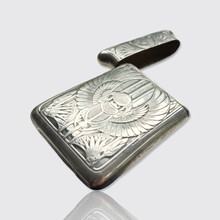 Load image into Gallery viewer, Antique Sterling Silver Egyptian Revival Vesta Case