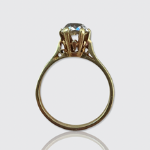 Load image into Gallery viewer, Old Mine-Cut Diamond Solitaire Ring