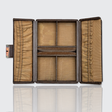 Load image into Gallery viewer, Antique Brown Jewellery Travel Case