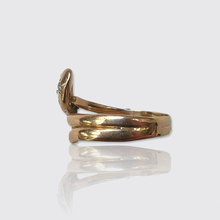 Load image into Gallery viewer, Victorian Rose-Cut Diamond Snake Ring