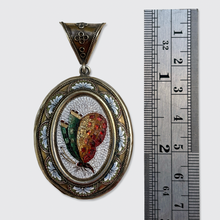 Load image into Gallery viewer, 19th Century Micro Mosaic Butterfly Grand Tour Locket