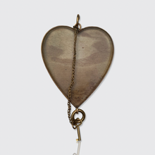 Load image into Gallery viewer, 19th Century Locked Heart Hairwork Locket Pendant