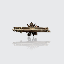 Load image into Gallery viewer, Victorian Rose-Cut Diamond Floral Brooch