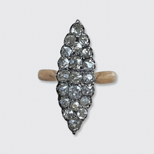 Load image into Gallery viewer, Victorian Rose-Cut Diamond Marquise Ring