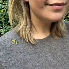 Load image into Gallery viewer, Victorian Frog Brooch