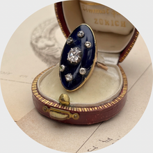 Load image into Gallery viewer, Georgian Diamond 'Bague au Firmament' Ring