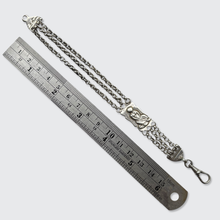 Load image into Gallery viewer, 19th Century Silver Watch Chain Bracelet