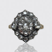 Load image into Gallery viewer, Antique Rose-Cut Diamond Cluster Ring