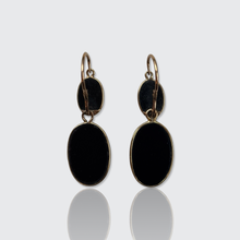 Load image into Gallery viewer, Victorian French Jet Day to Night Earrings