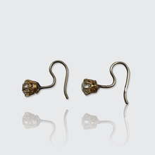 Load image into Gallery viewer, Victorian Old Mine-Cut Diamond Solitaire Earrings