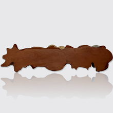 Load image into Gallery viewer, Chinese Boxwood &amp; Hardstone Lingzhi Brush Holder