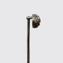 Load image into Gallery viewer, Platinum Art Deco Ruby &amp; Diamond Ball Stickpin