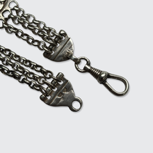 Load image into Gallery viewer, 19th Century Silver Watch Chain Bracelet