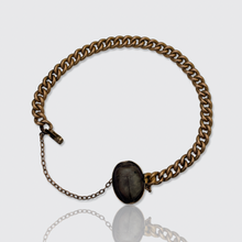Load image into Gallery viewer, 19th Century Curb-Link Scarab Bracelet