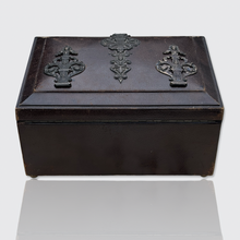 Load image into Gallery viewer, Large Antique Neo-Gothic Jewellery Box with Key