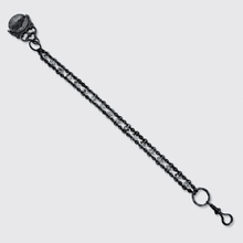 Load image into Gallery viewer, 18th Century Iron Watch Chain Bracelet with Swivel Fob