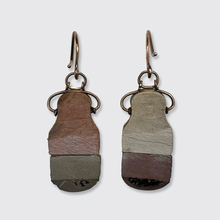 Load image into Gallery viewer, Carved Lava Stone Lion Earrings