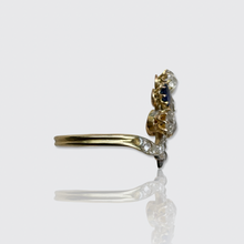 Load image into Gallery viewer, Belle Epoque Sapphire &amp; Diamond Tiara Ring