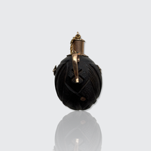 Load image into Gallery viewer, 19th Century Carved Coconut Perfume Flask Pendant