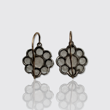 Load image into Gallery viewer, Victorian Paste Cluster Leverback Earrings