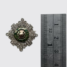 Load image into Gallery viewer, Antique Platinum &amp; Diamond 'Order of the Thistle' Brooch in Original Box
