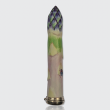 Load image into Gallery viewer, Antique Porcelain and Silver Asparagus Etui
