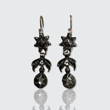 Load image into Gallery viewer, Victorian Rose-Cut Diamond Drop Earrings