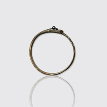 Load image into Gallery viewer, Georgian Rose-Cut Diamond Ouroboros Snake Ring
