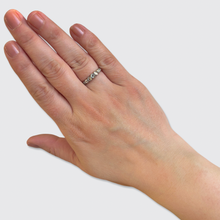 Load image into Gallery viewer, Georgian Seven Stone Rose-Cut Diamond Half Hoop Ring