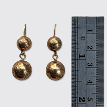 Load image into Gallery viewer, Victorian Engraved Orb-Shaped Drop Earrings