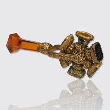 Load image into Gallery viewer, 19th Century Ormulu Wax Seal Wheel with Six Seals